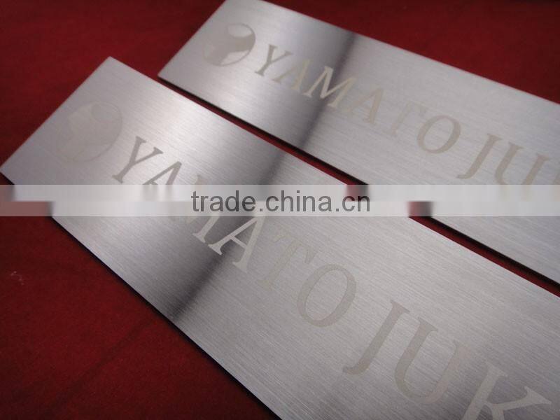 High quality stainless steel door name plate