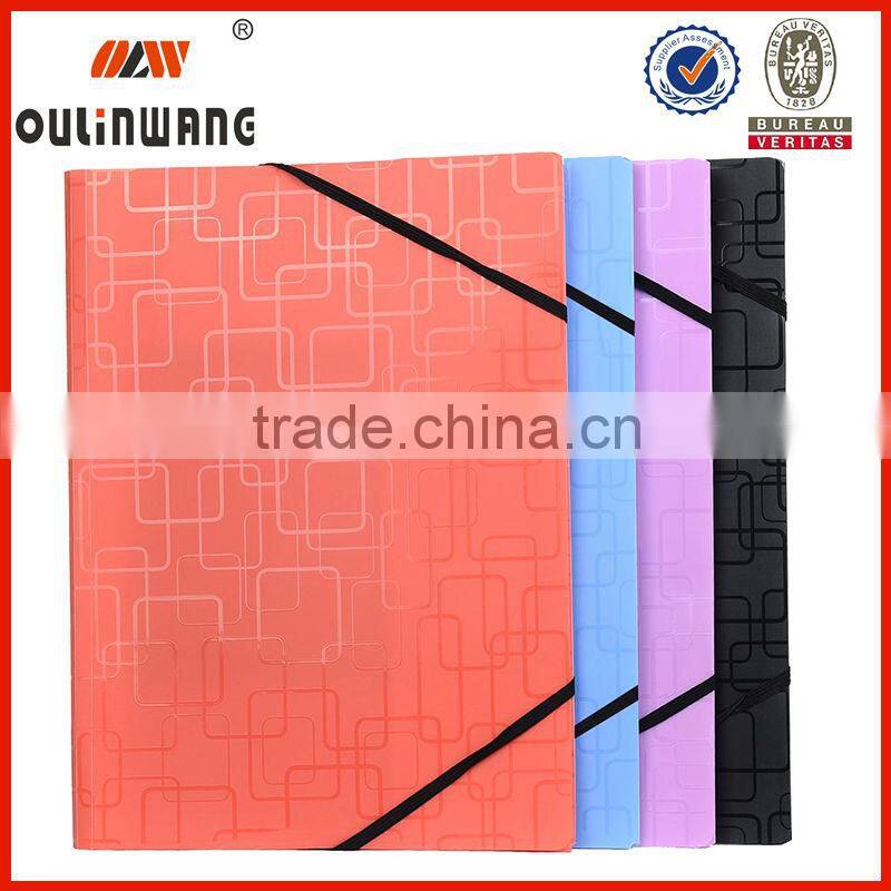 A4 hardcover clear file folder document holder