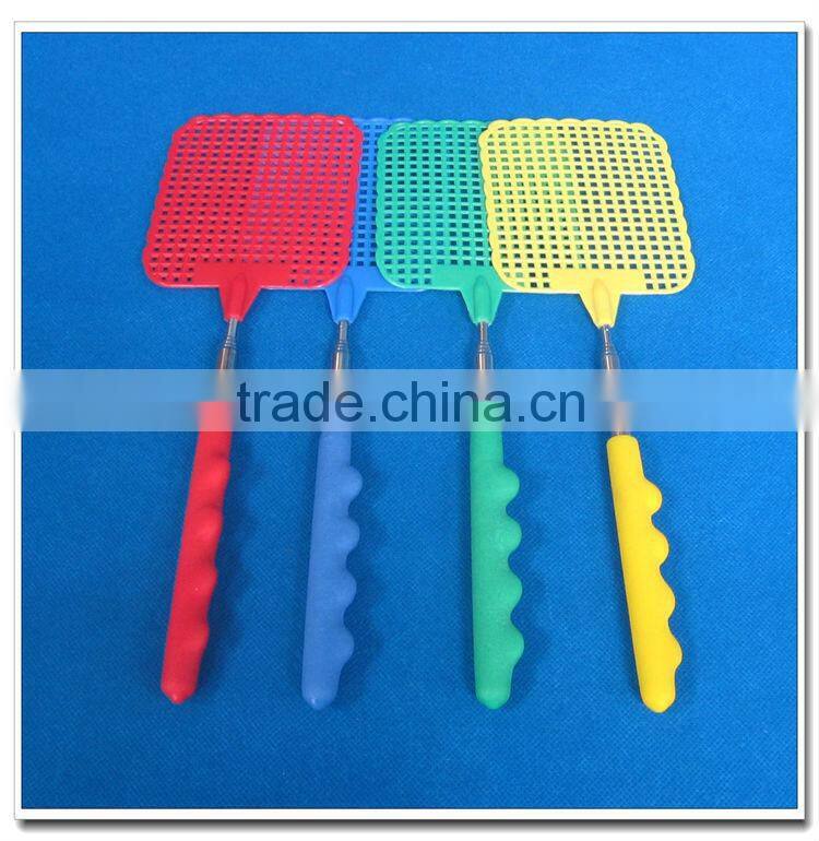 Practical stainless steel pole retractable fly flapper