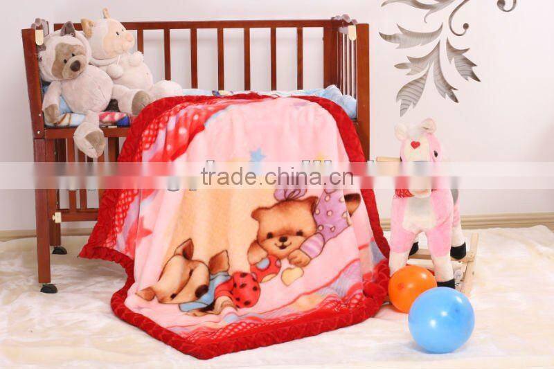 100% polyester printed super quality kid blanket