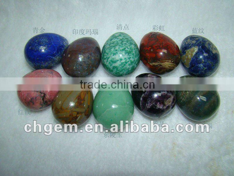 ms-007 wholesale colorful gems jade eggs