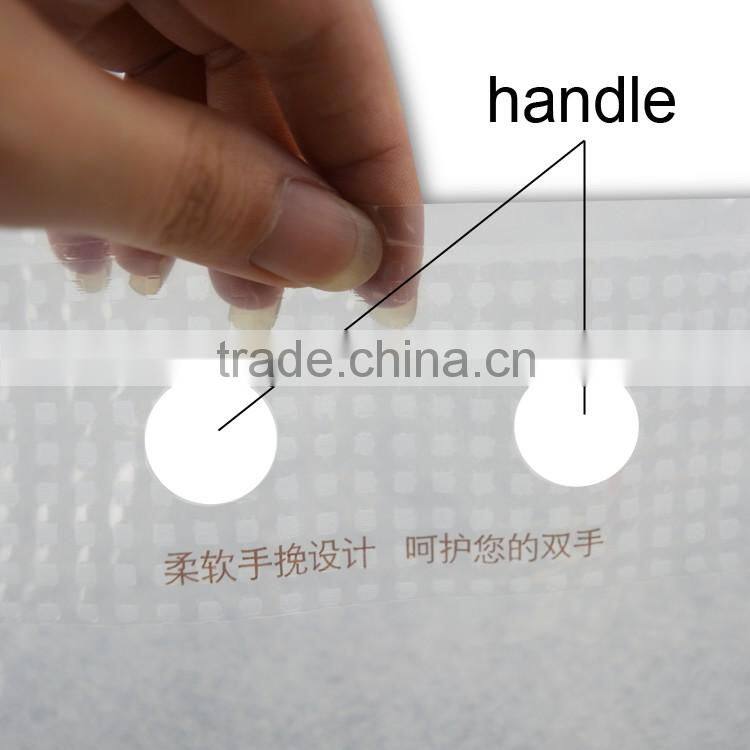 factory wholesale custom size side gusset plastic packing bag for tissue with custom printing