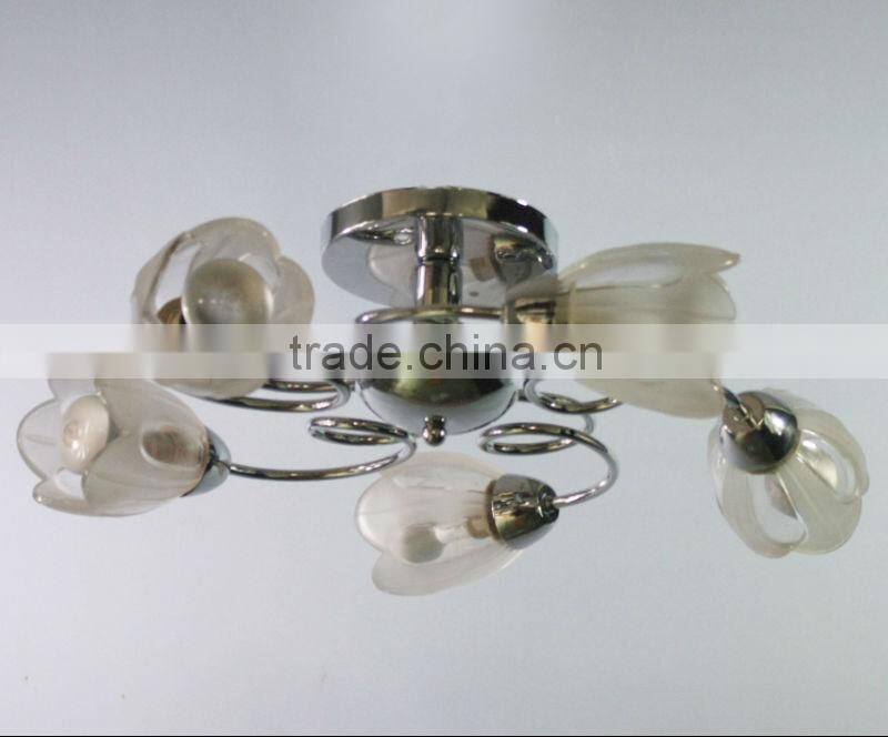 E14 antique murano glass chandeliers flower ceiling light/lamp 10172-5