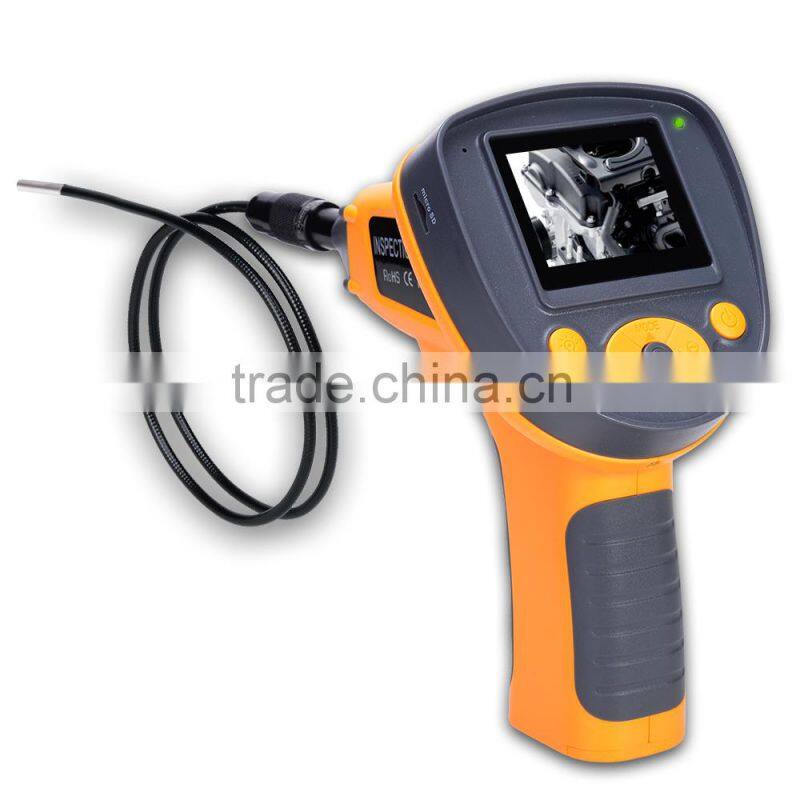 Recordable 2.4" 3.9mm Video Rotation 3X Zoom DVR IP67 1m Endoscope Borescope Inspection Camera