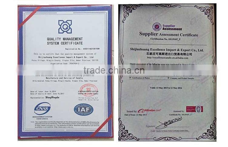 cheap Ghana market paraffin wax white candle from candle making supplier