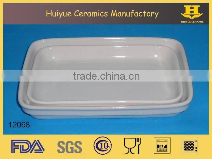 Ceramic bakeware, square pie dish