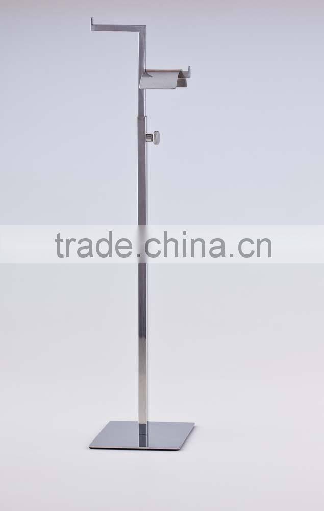 Metal fancy woman handbag stand for handbag stand