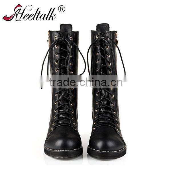 OEM ODM Custom made wholesale genuine leather laydies fashion boots 2016