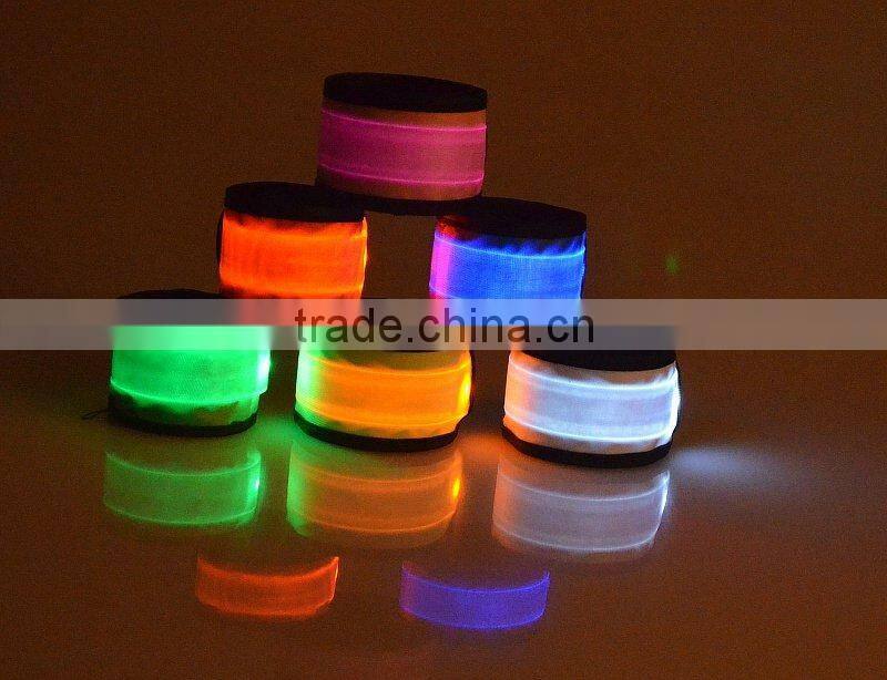 Flashing led wristband popular sport bracelets decoration party wrist band