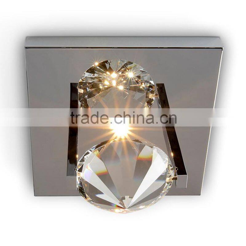 Luxury Hanging Lamp with Stainless steel+ Crystal Pendant Light