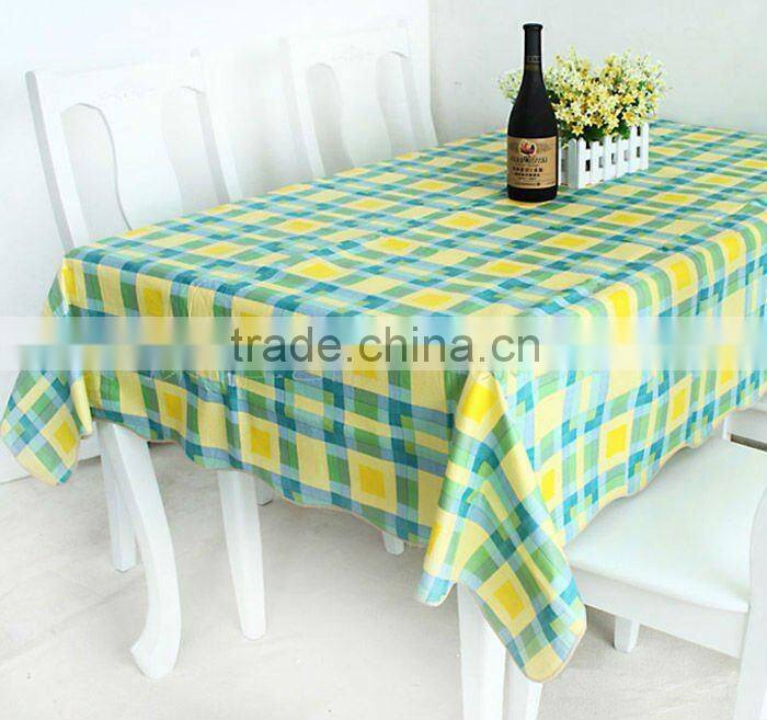 cheap plastic talecloth table cover