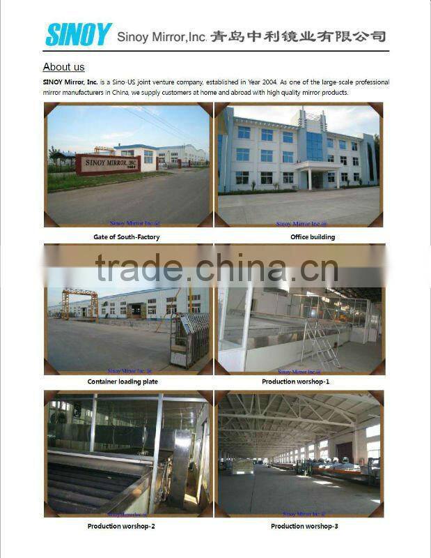 High quality with certificate tinted glass panels