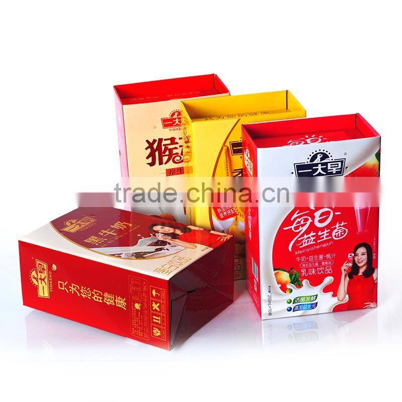 Eco-friendly fancy corrugated carton box with custom LOGO