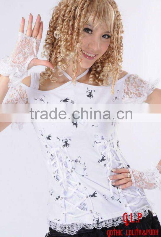 GOTHIC PUNK Lolita LACE QUEEN SHIRT 61194
