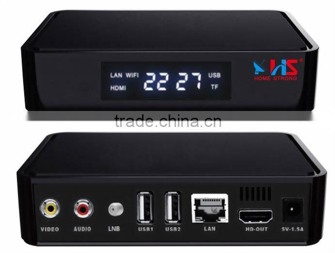 Home Strong IPTV Hybrid DVBS2 Set-top boxes 4K UHD satelite receiver for uk market
