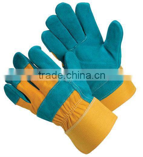 JS602, Cow Split Leather Safety Glove