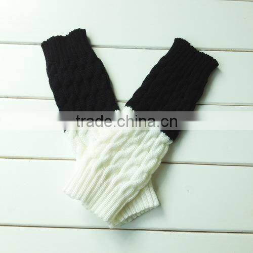 Patch Leg Warmers,Lace cable Knitted Boot Cuffs, Long Boot Socks, Thick Warm Womens Leg Warmers,