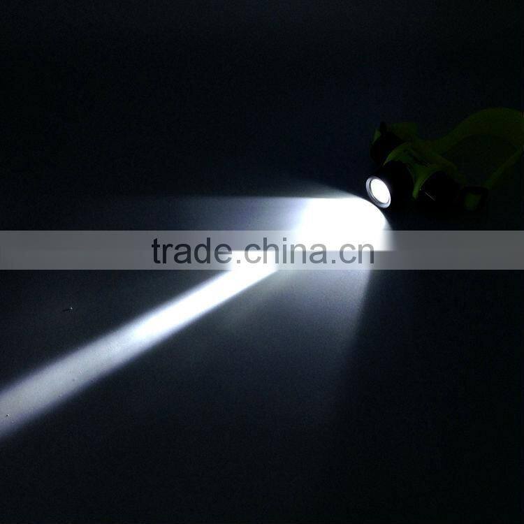 3W waterproof IPX8 diving led headlamp
