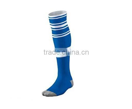 wholesale custom high quality nylon cotton with spandex soccer socks