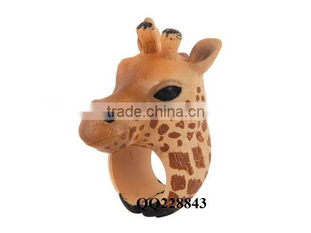 Animal Empire PVC Animal Ring Toys, soft plastic wild animal ring toy for kids,pvc animal ring toy