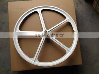 2016 fixie bike magnesium alloy aerospoke wheel wheelset china factory