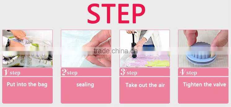 home storage vacuum plastic comforter storage bag for clothes