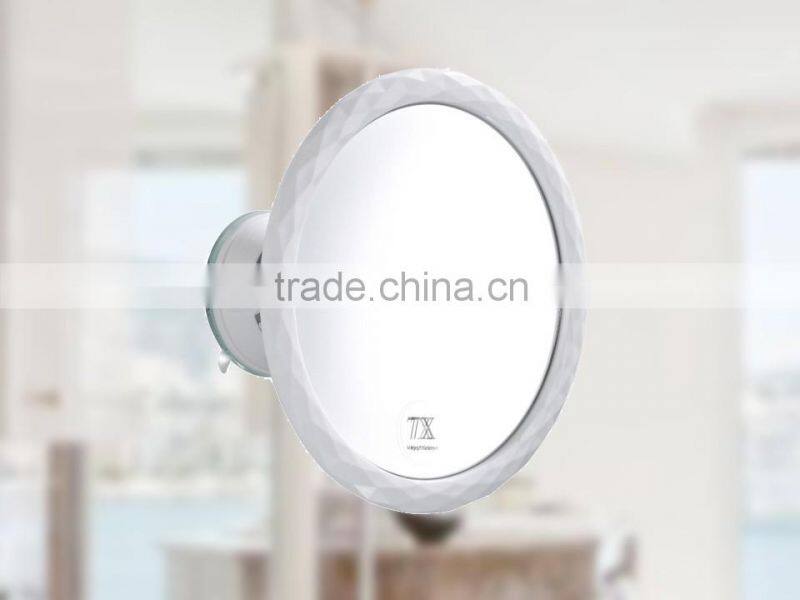 10x magnification power suction cup mirror, fogless shower mirror with power suction cup, fog free wall mounted shower mirror
