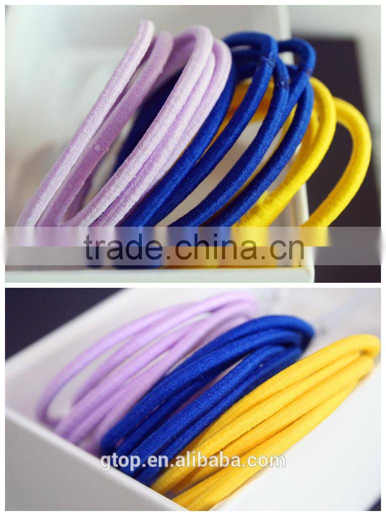 Wholesale rubber elastic hair circle cheap good quality R-0023