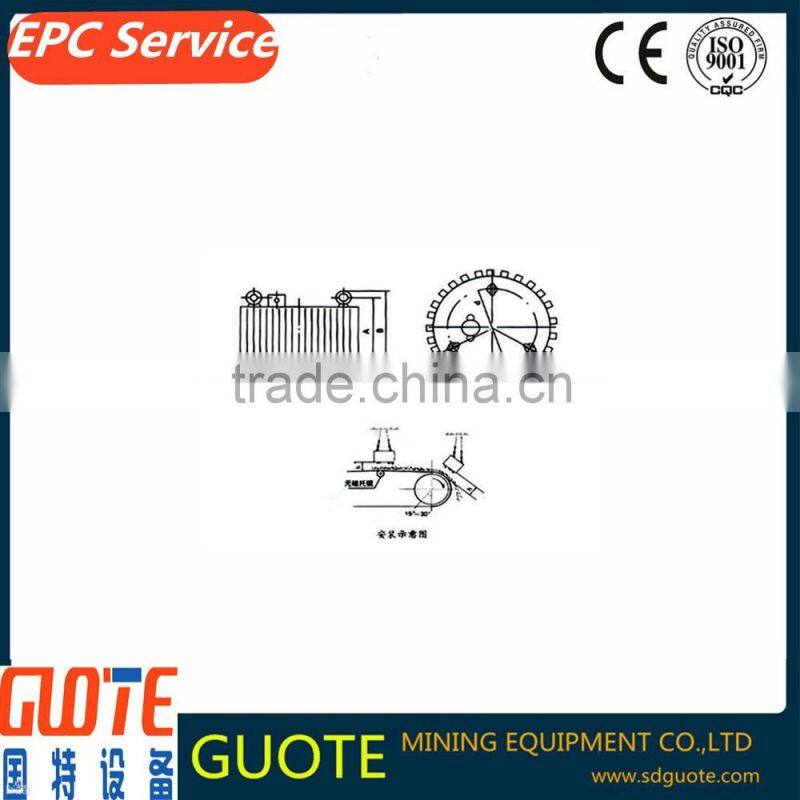 RCDB electric type magnetic separator machine for silica sand production line