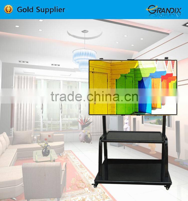 Vertical rotation movable TV Cart tv mounting bracket