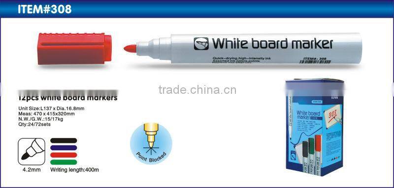 Hot selling whiteboard marker item 308