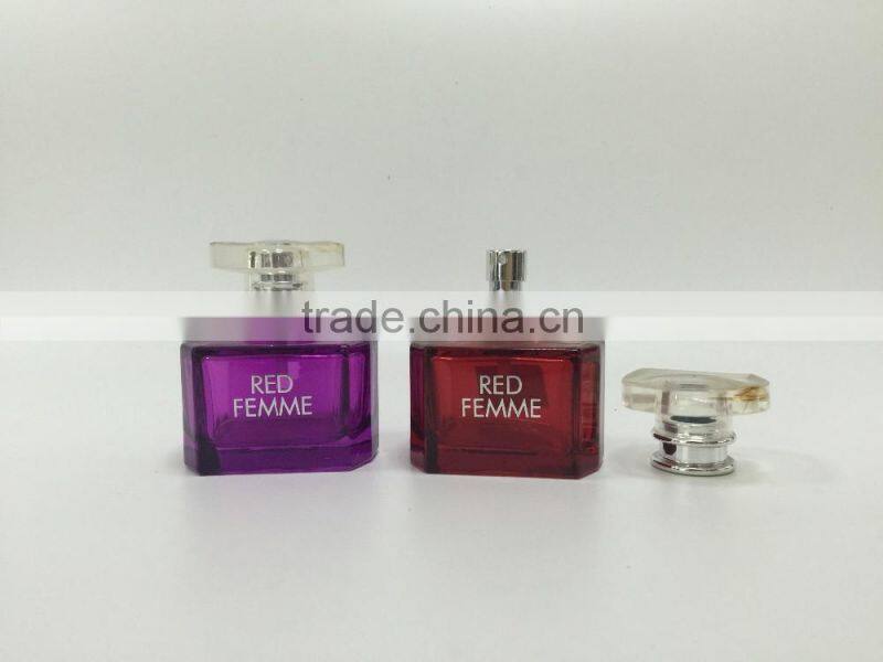 50ml Perfume Glass Bottle With Crimp Sprayer