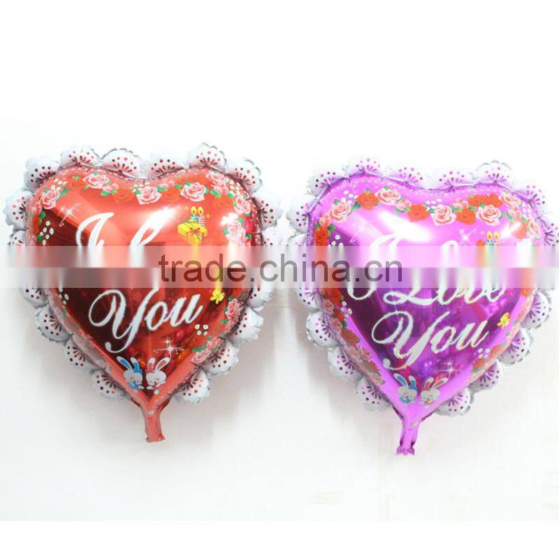 16 inch silver foil helium Letter Balloons
