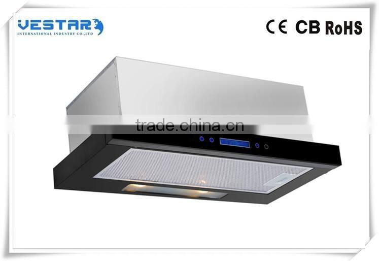 kitchen stainless 60 cm 120/200W saving engryrange hood EB3615C-BPN Telescopic cooker hood with RoHs