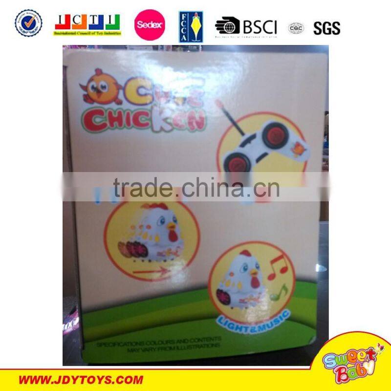 4 channels remote control car chicken animal 3D light and music toy