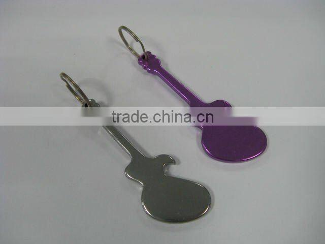 supply various cheap hot sales promotional aluminum bottle opener with keychain