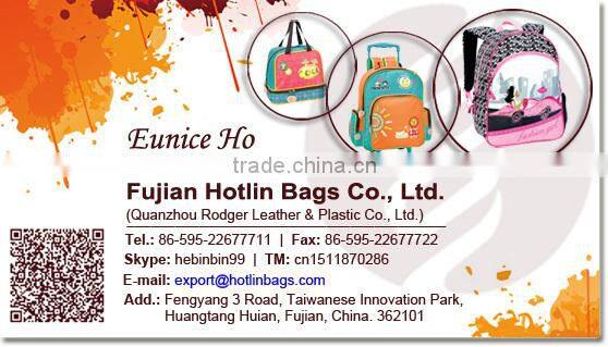 Light Blue Fabric Office Custom Printed Pencil Case