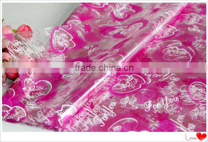 products flower packaging&flower wrapping yiwu bopp sheets