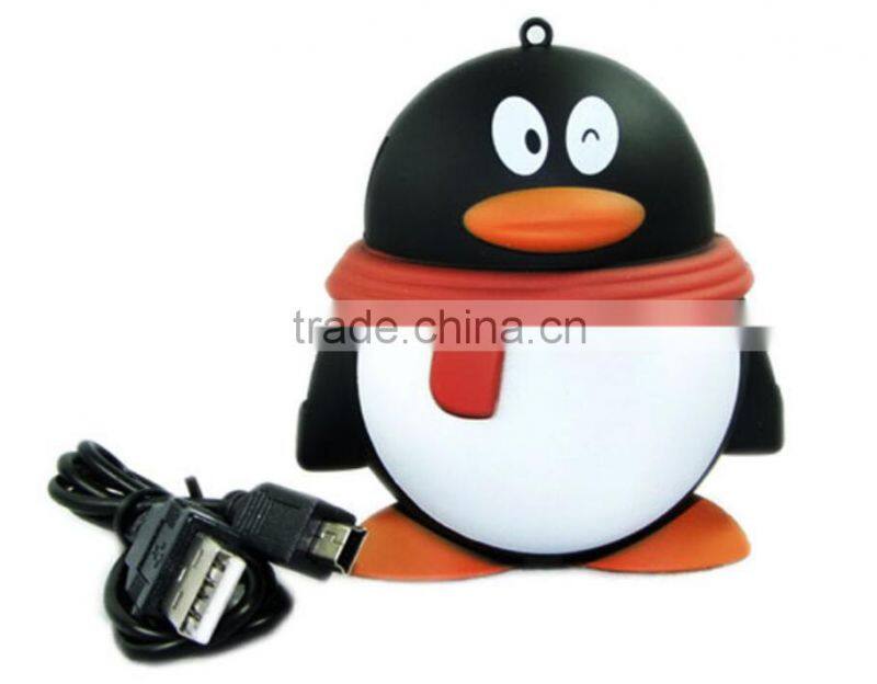 QQ Penguin Multi 4 Ports USB 2.0 Version HUB Up to 480Mbps