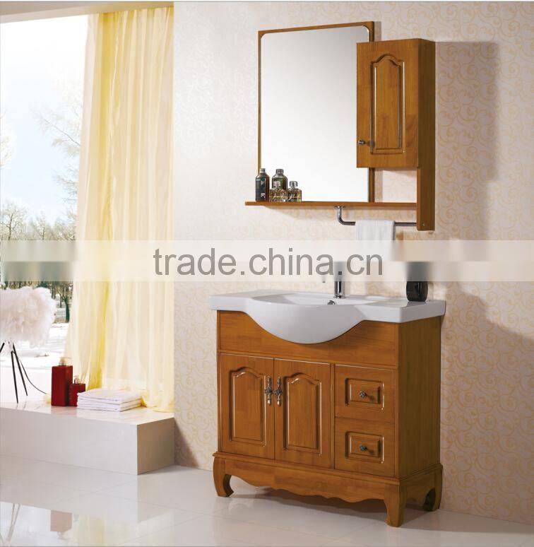 wood Bathroom wood mirrored Cabinets