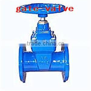 double flange rubber lined ductile iron butterfly valve