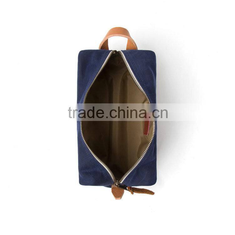 Custom Waxed Canvas Dopp Kits