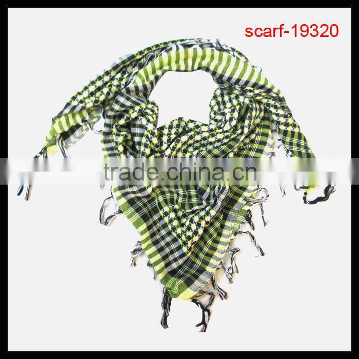 fashion lady polyester chevron triangle scarf tassel