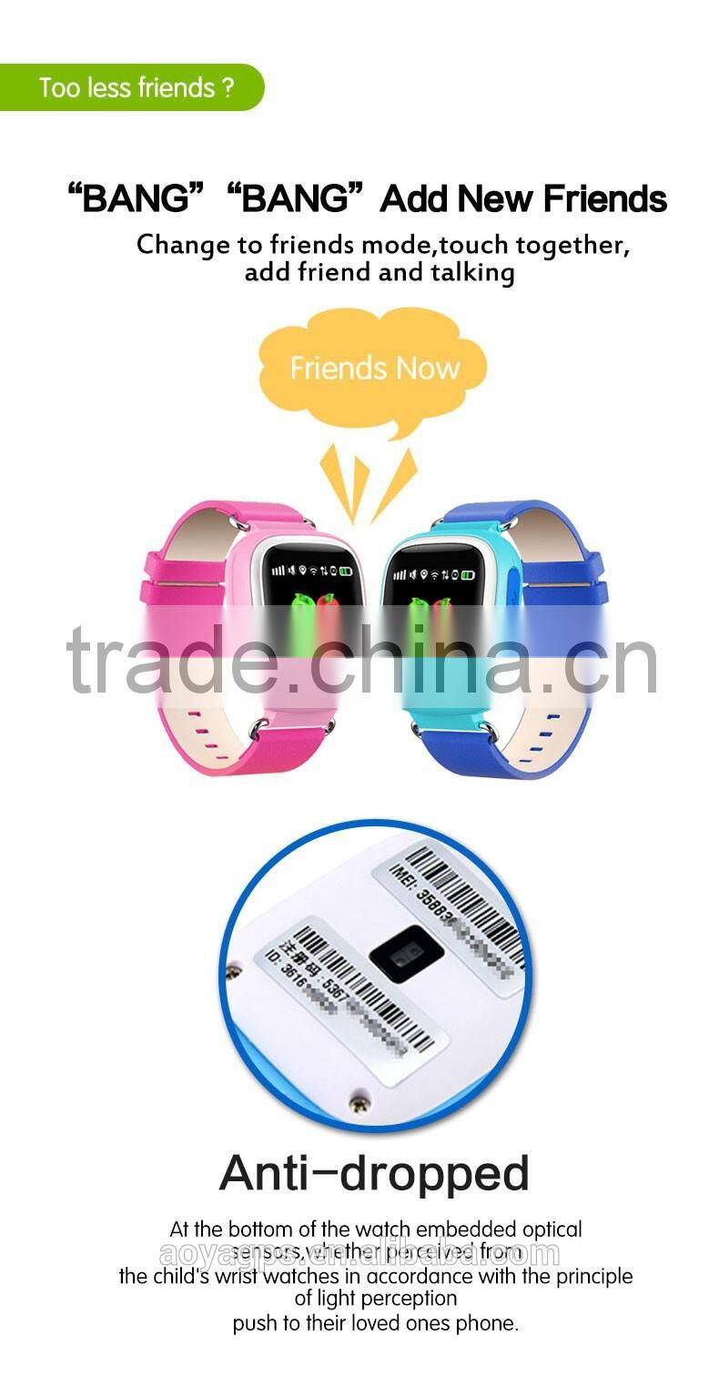 Anti lost Waterproof for child gps tracker phone watch high quality gps child tracker watch