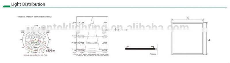 Warm White 36W 600x600 LED Panel Light CE SAA ROHS approved