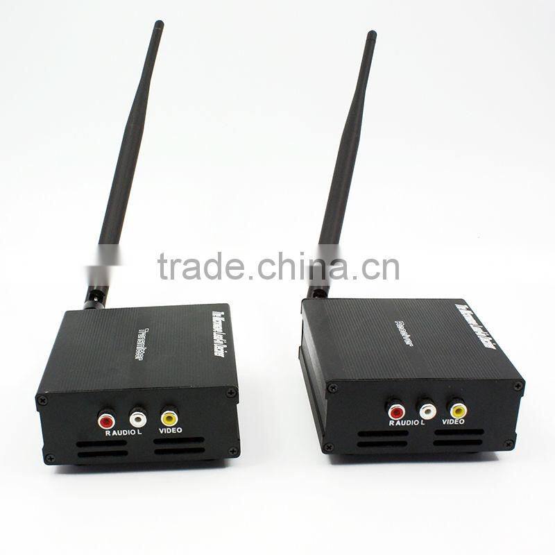 Long range 2.4G 3W audio video wireless transmitter for cctv camera