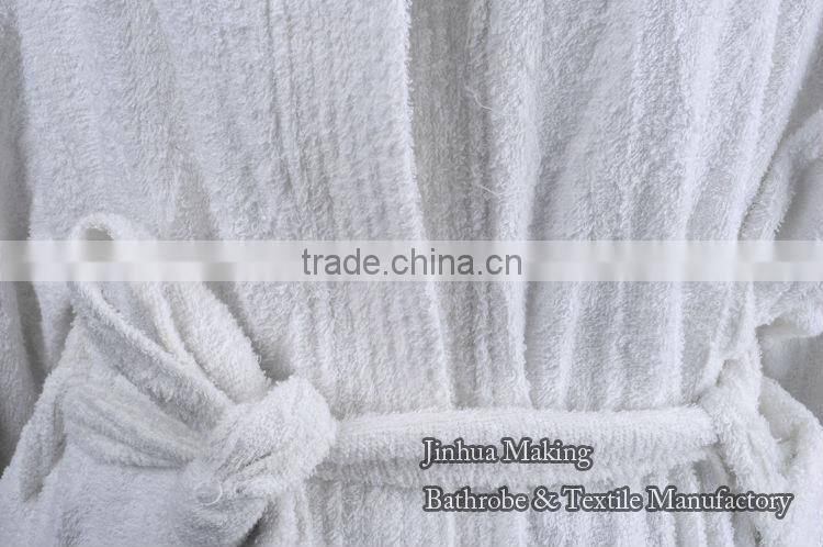 snow white hooded top class cheap wholesale cotton terry unisex designed bathrobe
