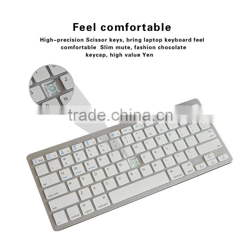 Slim mini wireless bluetooth keyboard for tv smart