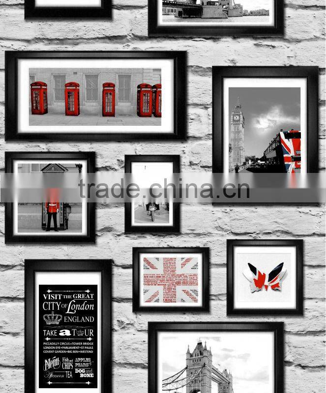 MLC11302 3d effect wallpaper brick pure paper