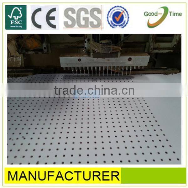 white melamined high quality perforated hardboard,beg hardboard